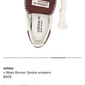 Adidas x Wales Bonner Samba Sneakers - Brown